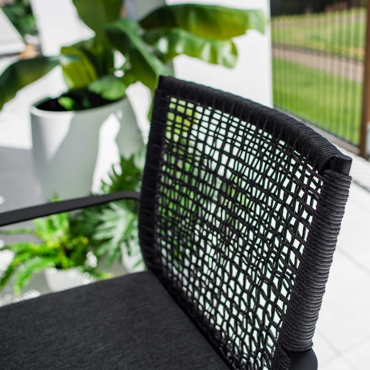 best-outdoor-furniture-Vienna Rope - Outdoor Bar Stool #color_BLACK