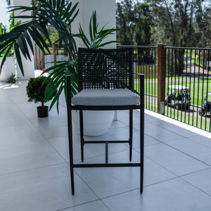 best-outdoor-furniture-Vienna Rope - Outdoor Bar Stool #color_BLACK