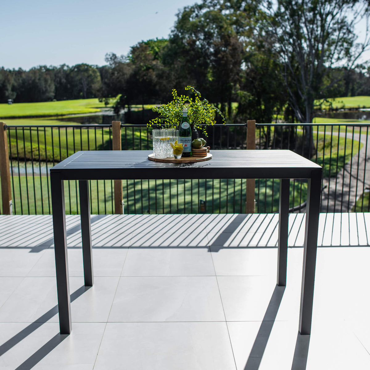 best-outdoor-furniture-Aria - (150x80) - Outdoor Bar Table #color_BLACK