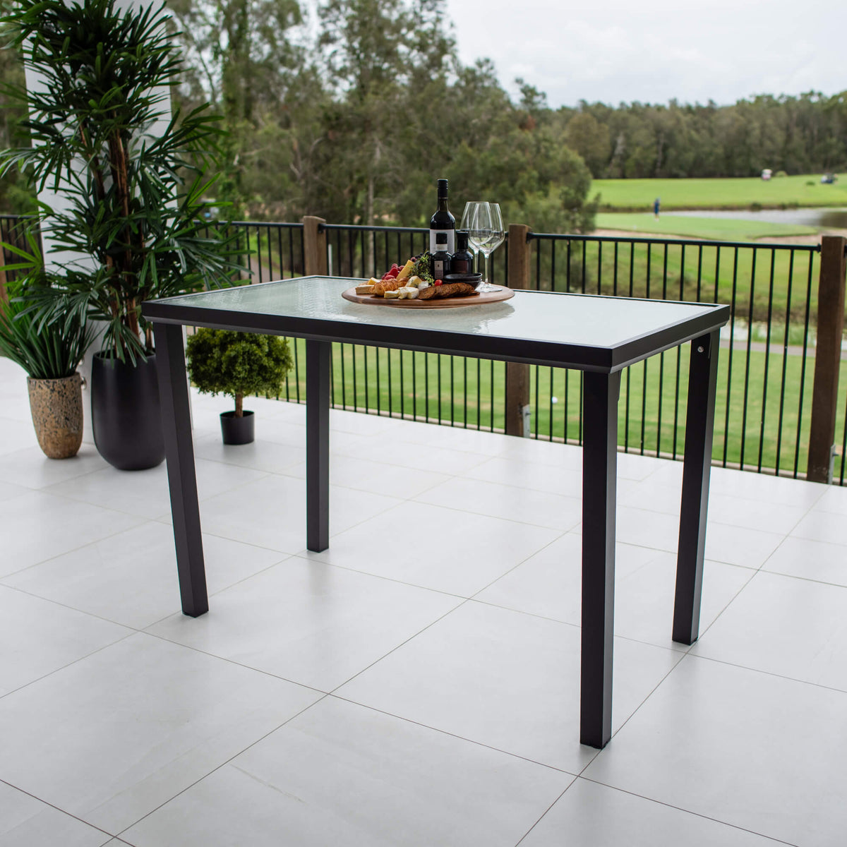 best-outdoor-furniture-Hudson - Outdoor Bar Table (150x80cm) #color_BLACK