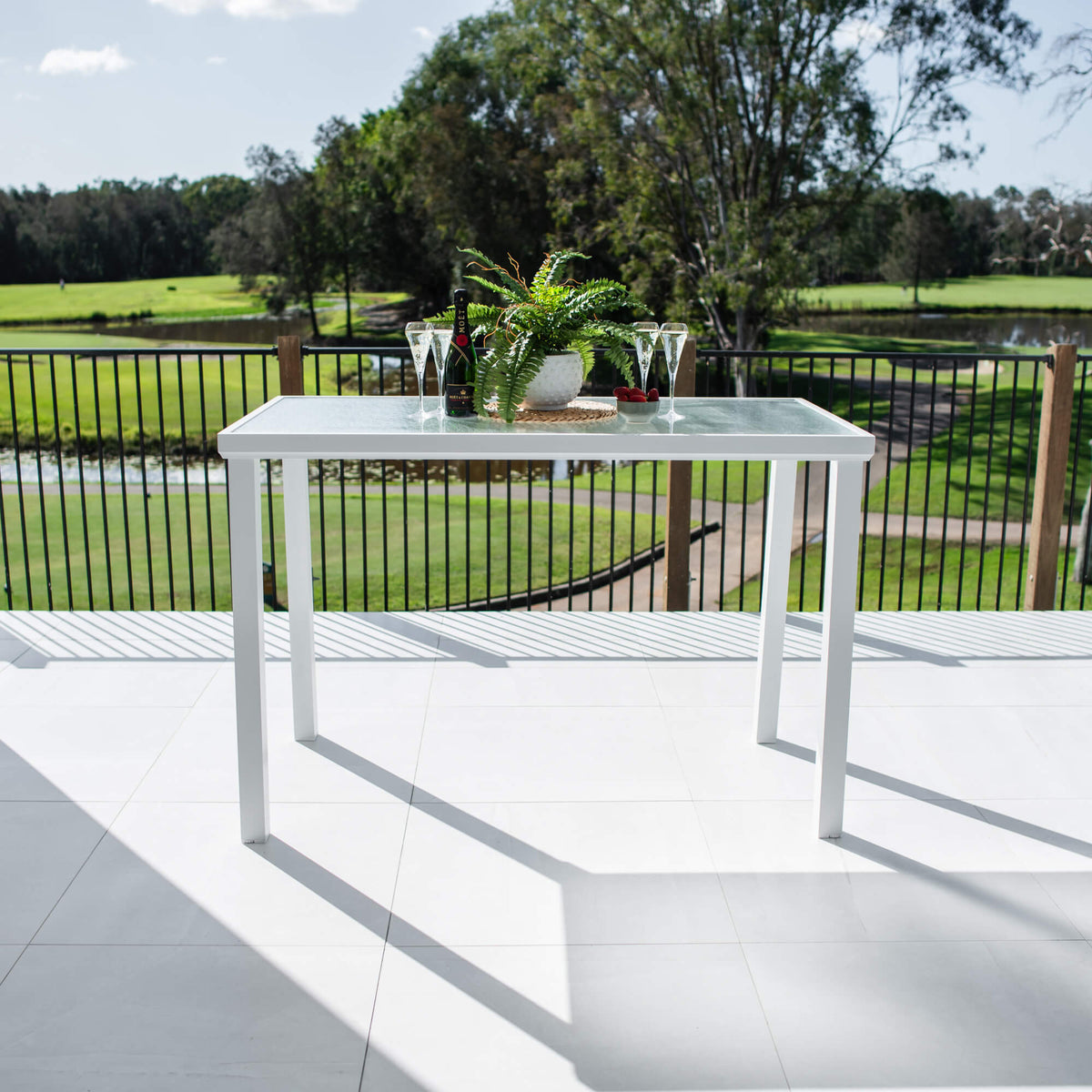 best-outdoor-furniture-Hudson - Outdoor Bar Table (150x80cm) #color_WHITE