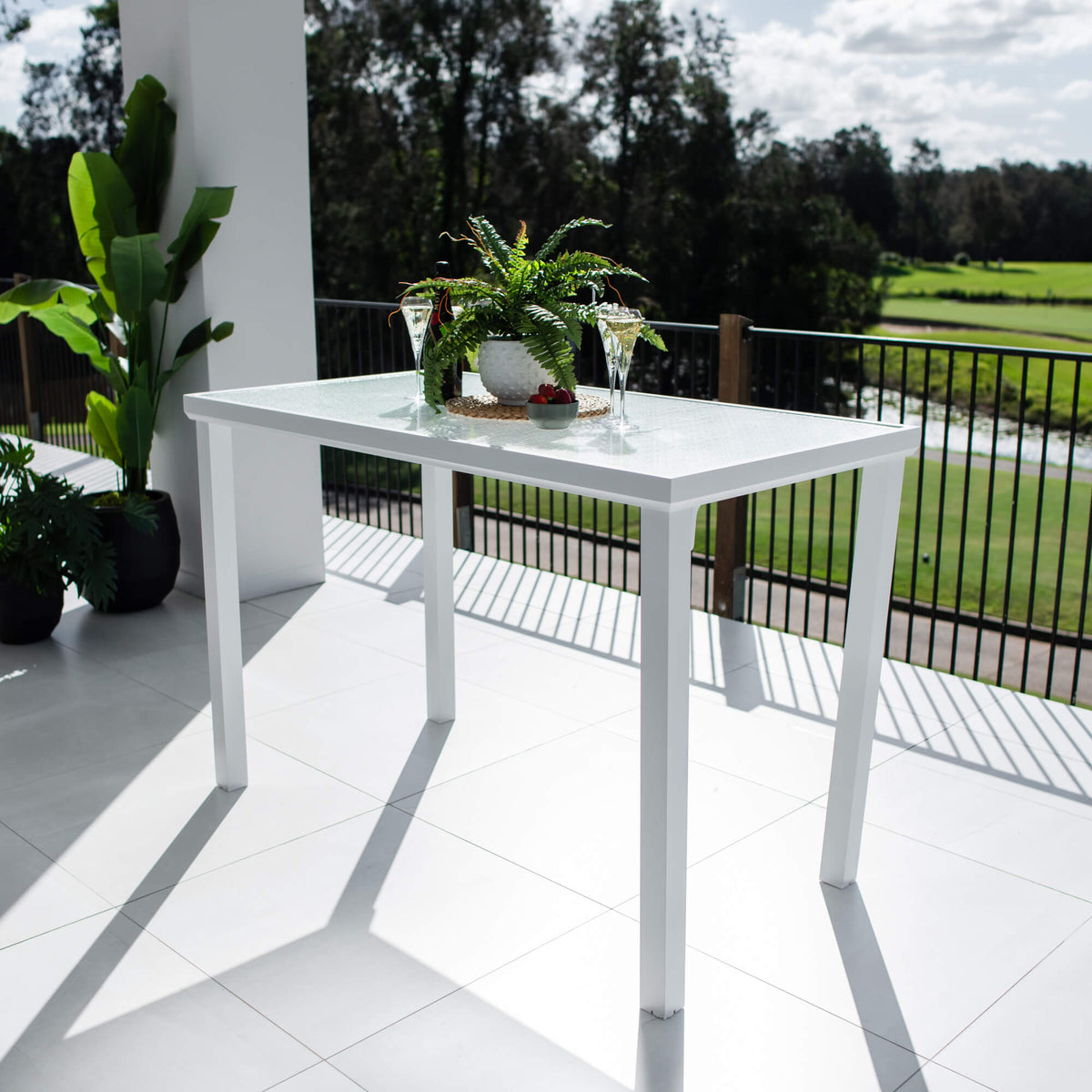 best-outdoor-furniture-Hudson - Outdoor Bar Table (150x80cm) #color_WHITE
