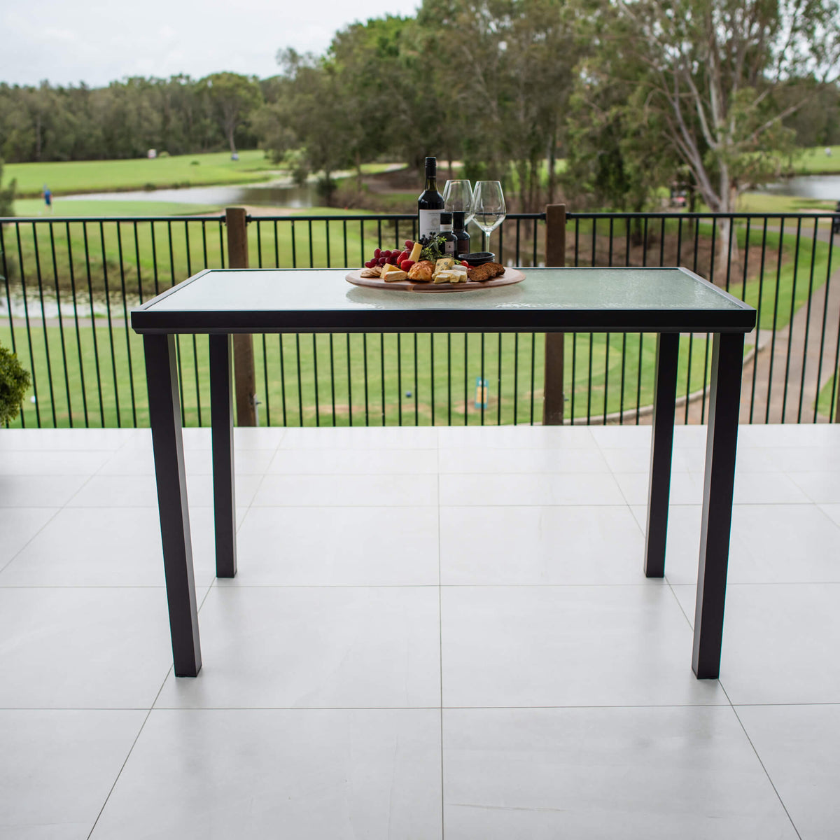 best-outdoor-furniture-Hudson - Outdoor Bar Table (150x80cm) #color_BLACK