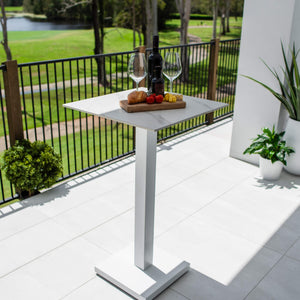 best-outdoor-furniture-Lennox - (60x60) - Outdoor Bar Table #color_WHITE