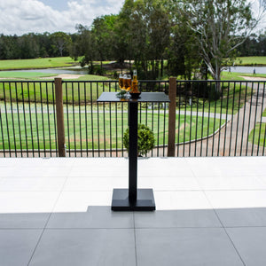 best-outdoor-furniture-Lennox - (60x60) - Outdoor Bar Table #color_BLACK
