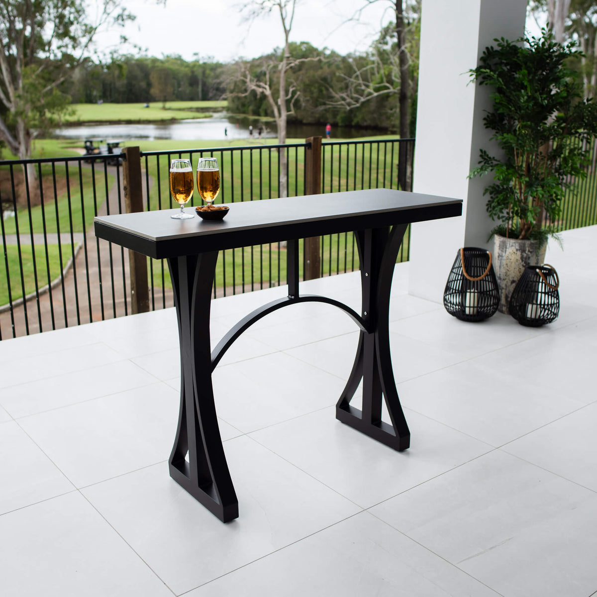 best-outdoor-furniture-Malibu - (130x45) - Outdoor Bar Table #color_BLACK