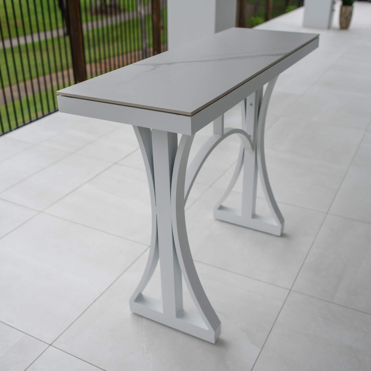 best-outdoor-furniture-Malibu - (130x45) - Outdoor Bar Table #color_WHITE