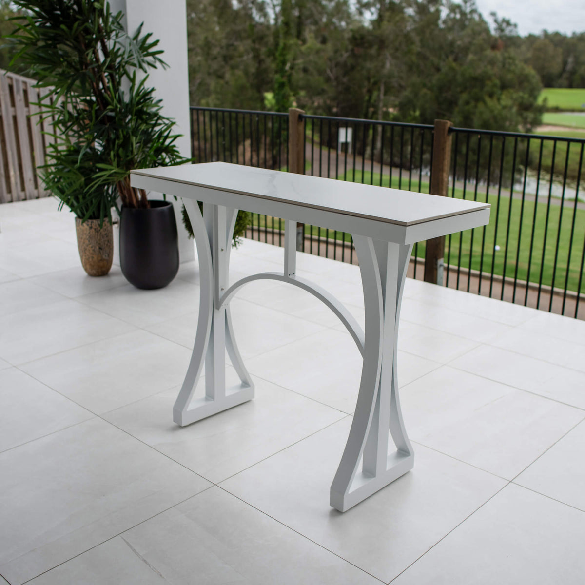 best-outdoor-furniture-Malibu - (130x45) - Outdoor Bar Table #color_WHITE