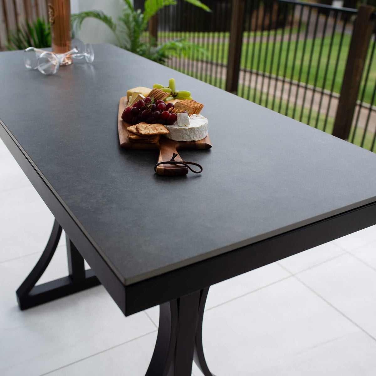 best-outdoor-furniture-Malibu - (150x65) - Outdoor Bar Table #color_BLACK