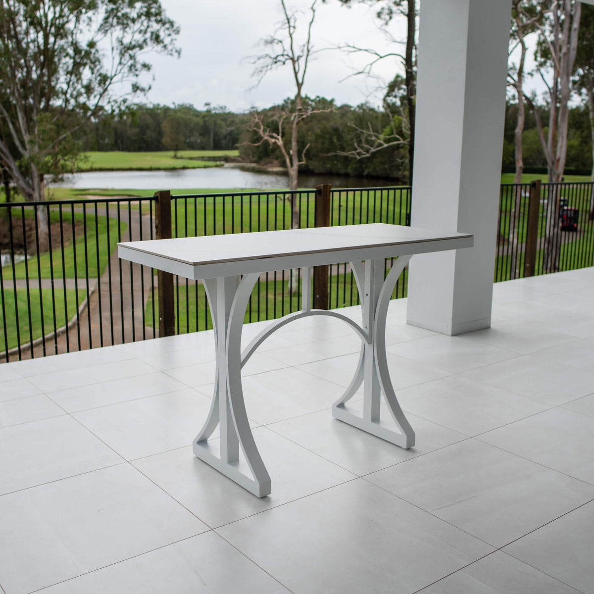 best-outdoor-furniture-Malibu - (150x65) - Outdoor Bar Table #color_WHITE 