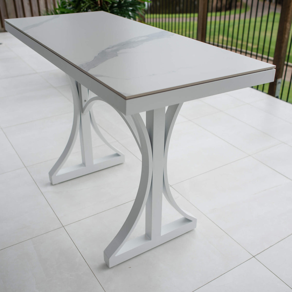 best-outdoor-furniture-Malibu - (150x65) - Outdoor Bar Table #color_WHITE 