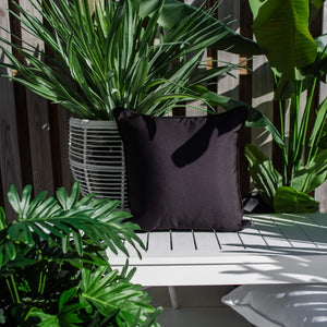 best-outdoor-furniture-Stella Plain 45 x 45cm - Outdoor Cushion #color_BLACK