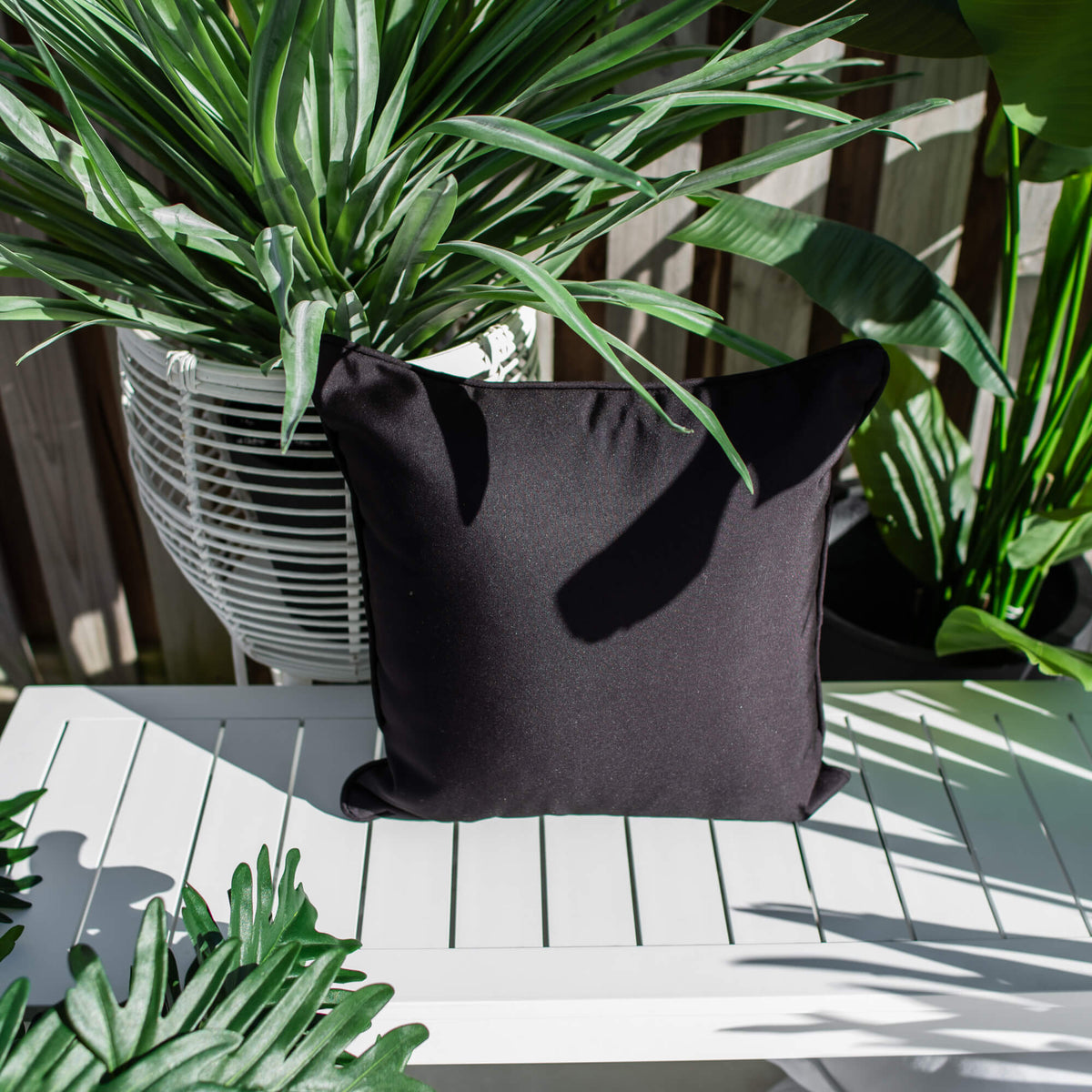 best-outdoor-furniture-Stella Plain 45 x 45cm - Outdoor Cushion #color_BLACK