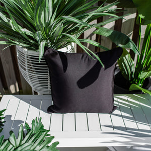 best-outdoor-furniture-Stella Plain 45 x 45cm - Outdoor Cushion #color_BLACK