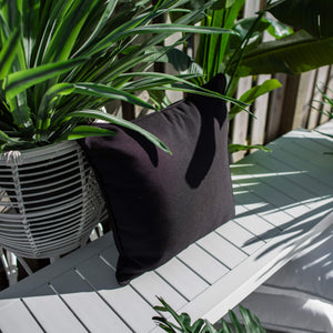 best-outdoor-furniture-Stella Plain 45 x 45cm - Outdoor Cushion #color_BLACK