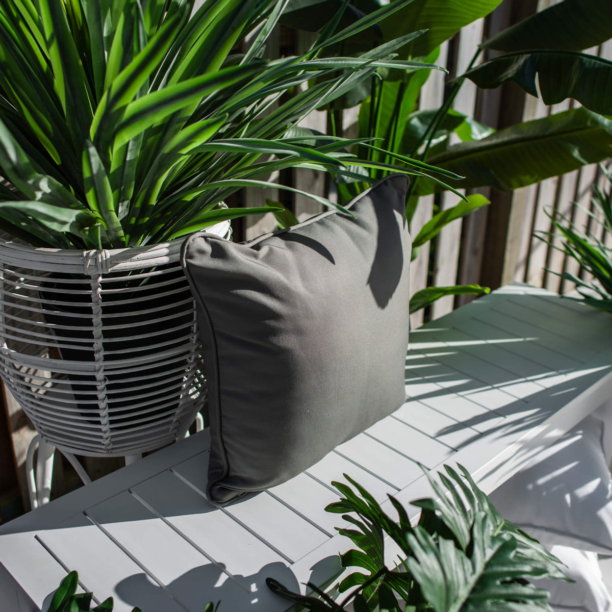 best-outdoor-furniture-Stella Plain 45 x 45cm - Outdoor Cushion #color_SAGE