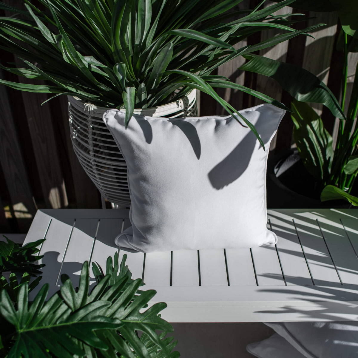 best-outdoor-furniture-Stella Plain 45 x 45cm - Outdoor Cushion #color_WHITE