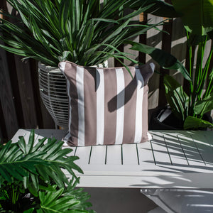 best-outdoor-furniture-Stella Stripe 45 x 45cm - Outdoor Cushion #color_BIEGE-WHITE