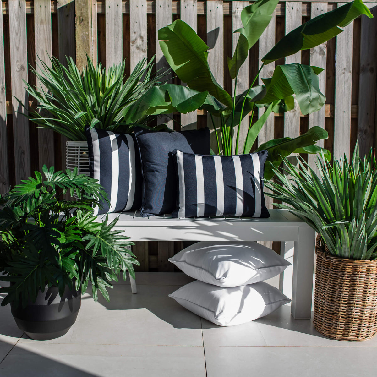 best-outdoor-furniture-Stella Stripe 45 x 45cm - Outdoor Cushions