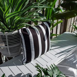 best-outdoor-furniture-Stella Stripe 45 x 45cm - Outdoor Cushion #color_BLACK-WHITE