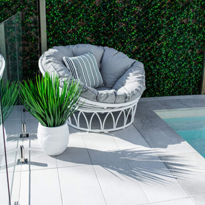 best-outdoor-furniture-Papasan - Outdoor Daybed #color_WHITE SILVER