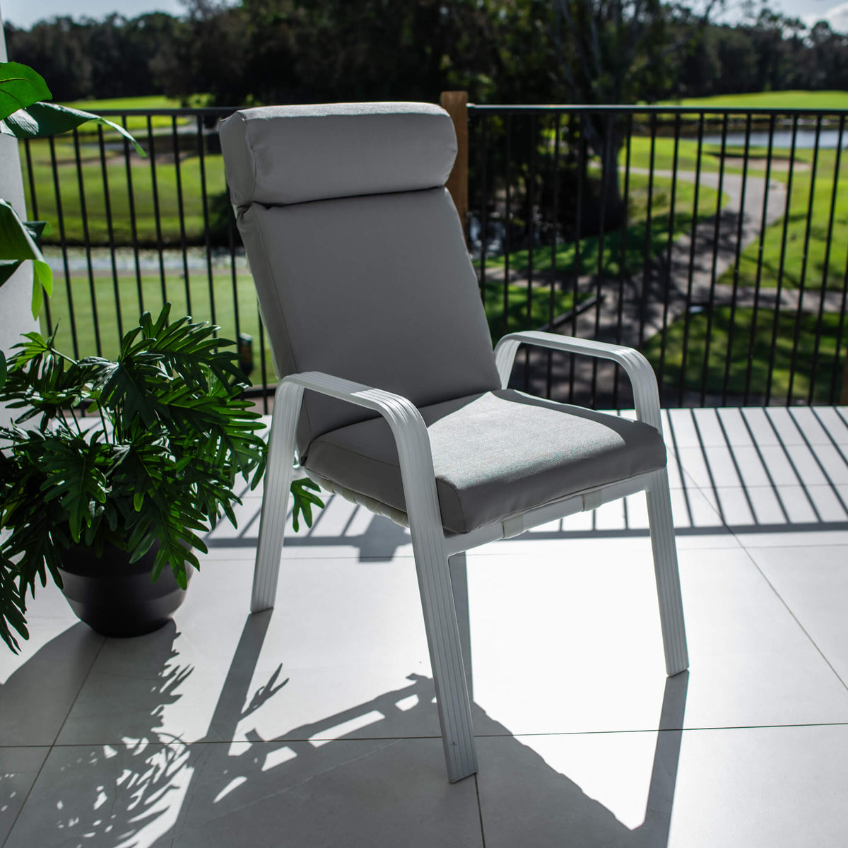 best-outdoor-furniture-Andorra - Outdoor Dining Chair #color_WHITE