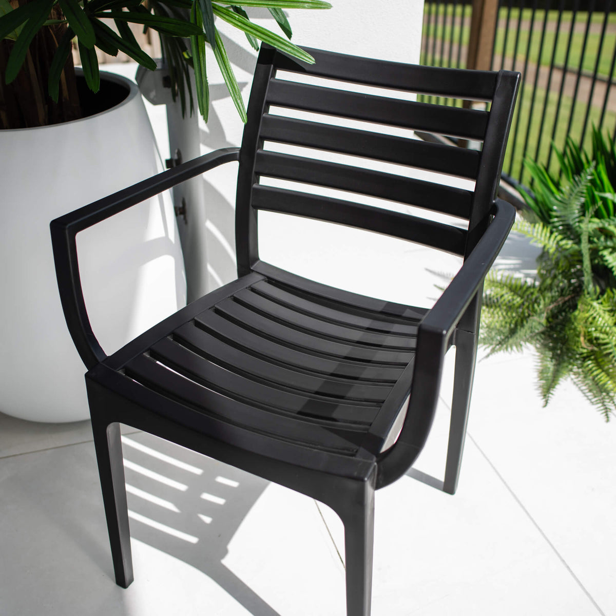 best-outdoor-furniture-Apollo XL - Outdoor Dining Chair #color_BLACK