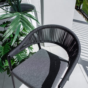 best-outdoor-furniture-Kiara Rope - Outdoor Dining Chair #color_BLACK