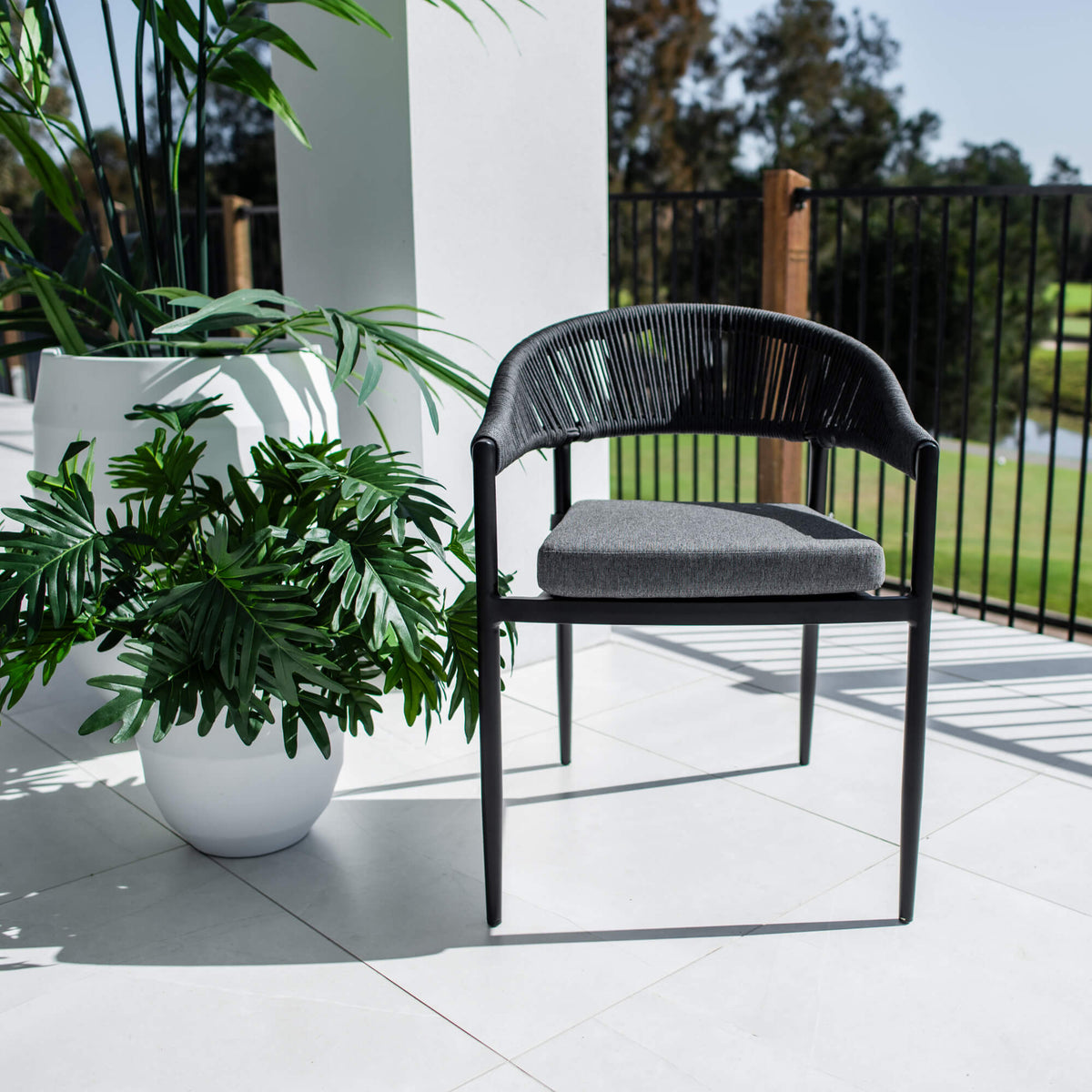 Kiara Rope Outdoor Dining Chair OFO Outdoor Furniture