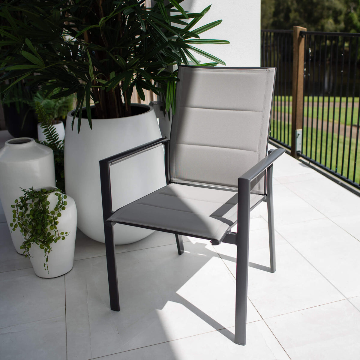 best-outdoor-furniture-Margot - Outdoor Dining Chair #color_GUNMETAL