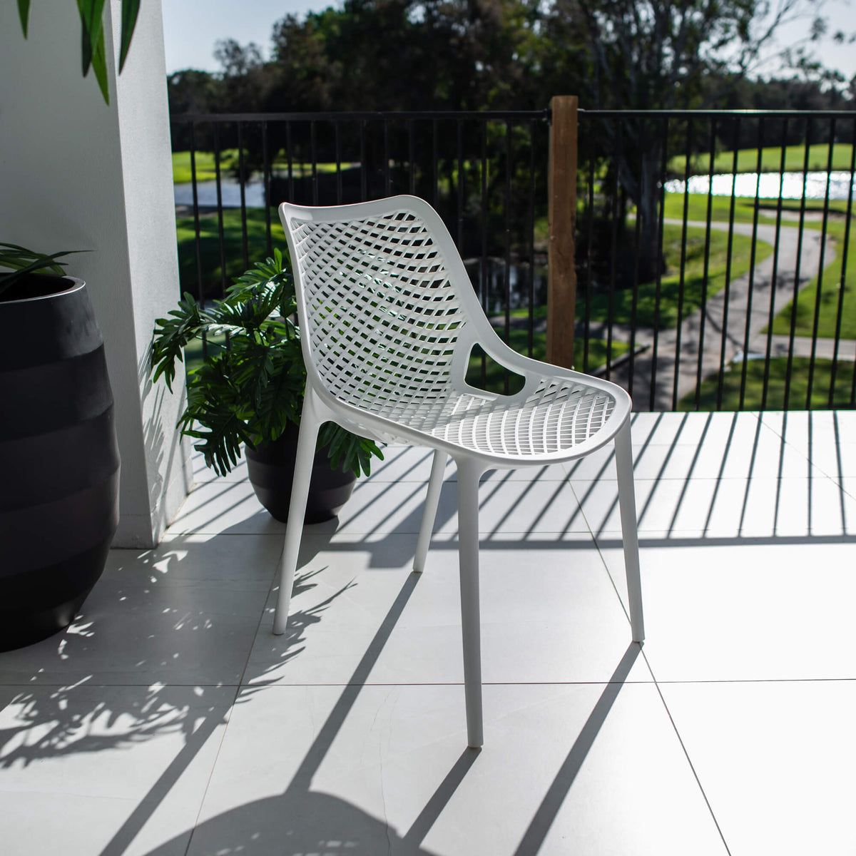 best-outdoor-furniture-Roma - Outdoor Chair #color_WHITE
