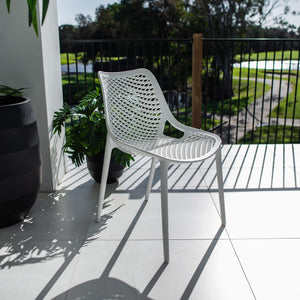 best-outdoor-furniture-Roma - Outdoor Chair #color_WHITE
