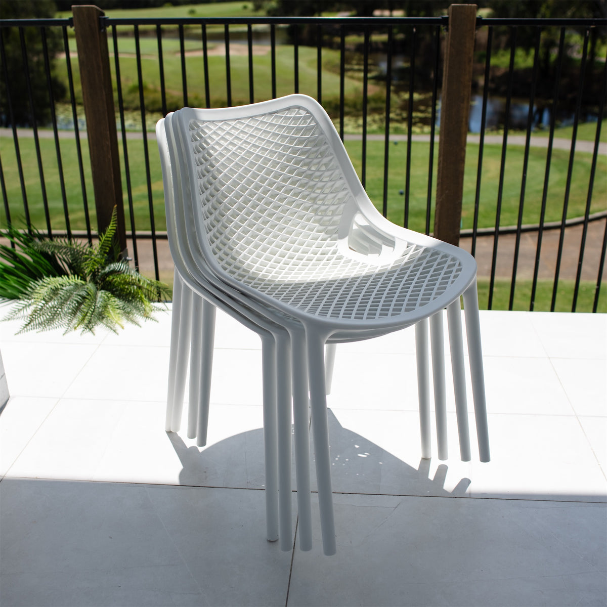 best-outdoor-furniture-Roma - Outdoor Chair #color_WHITE
