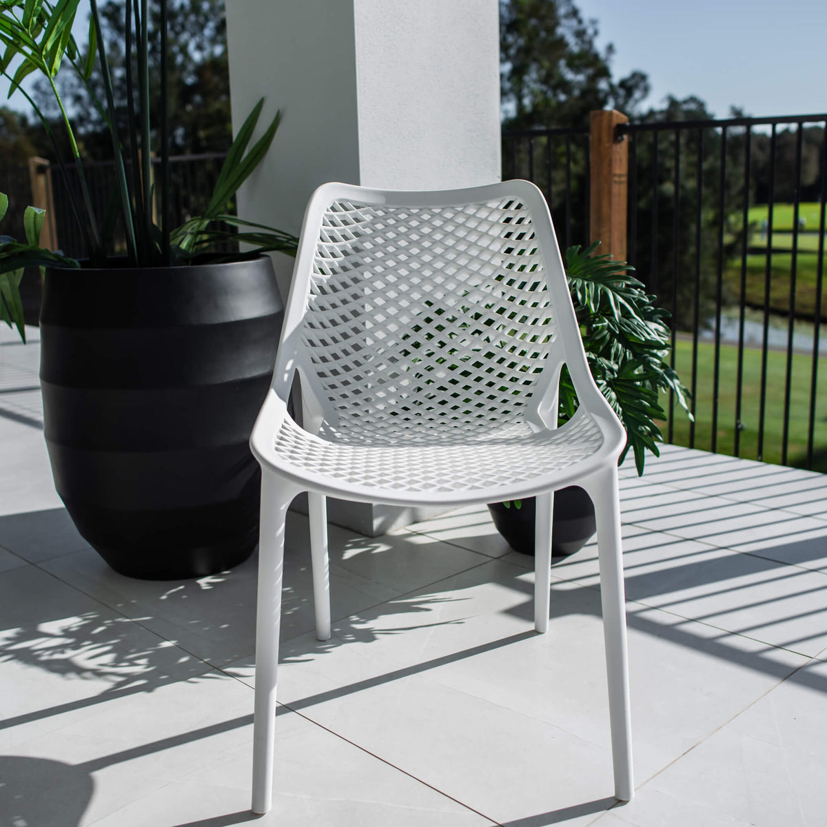 best-outdoor-furniture-Roma - Outdoor Chair #color_WHITE