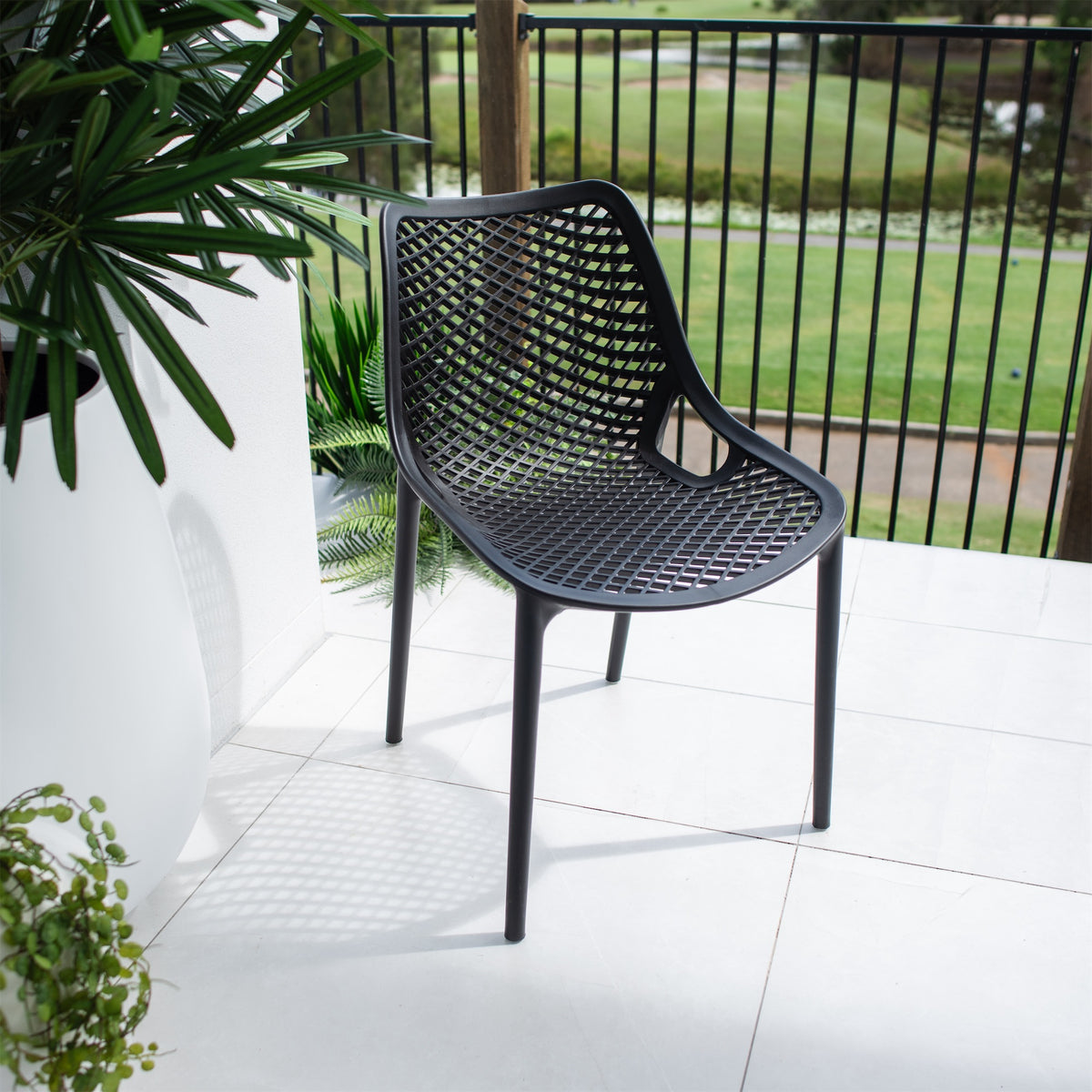 best-outdoor-furniture-Roma - Outdoor Chair #color_BLACK