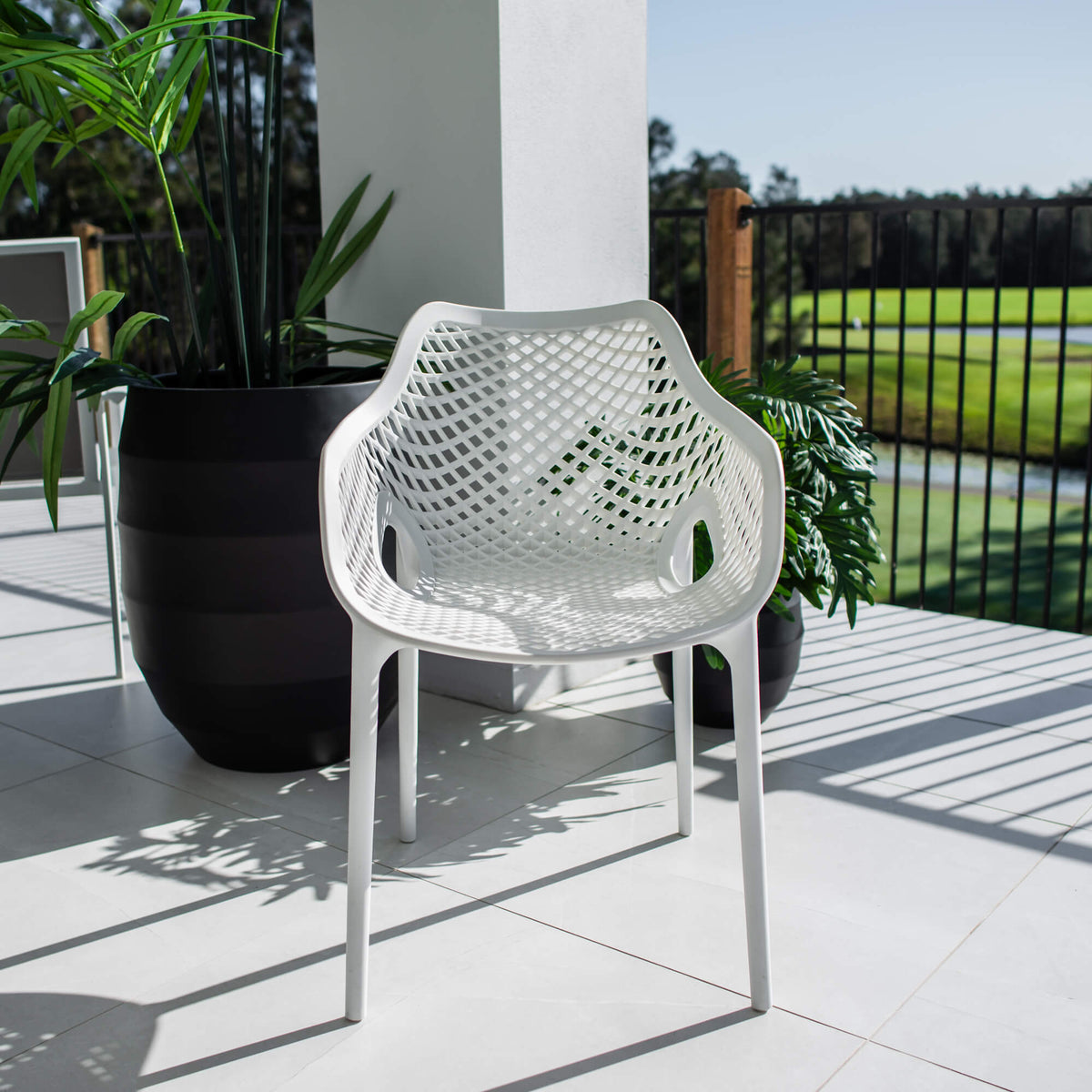 best-outdoor-furniture-Roma XL - Outdoor Chair #color_WHITE
