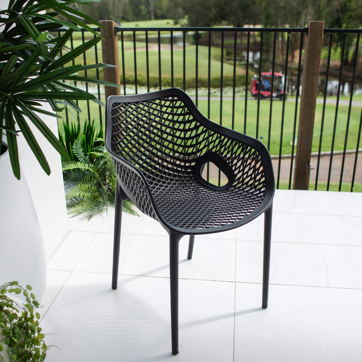 best-outdoor-furniture-Roma XL - Outdoor Chair #color_BLACK