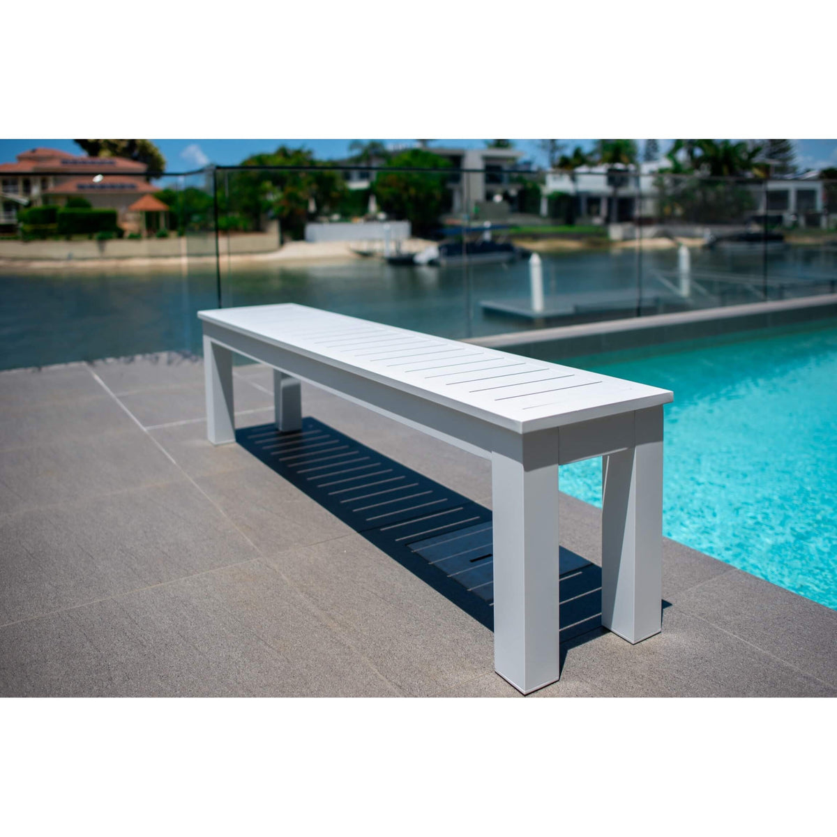 Aluminium Slat Bench - Outdoor Bench