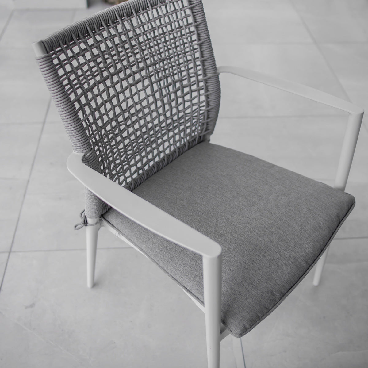 best-outdoor-furniture-Vienna Rope Chair - Outdoor Chair #color_WHITE