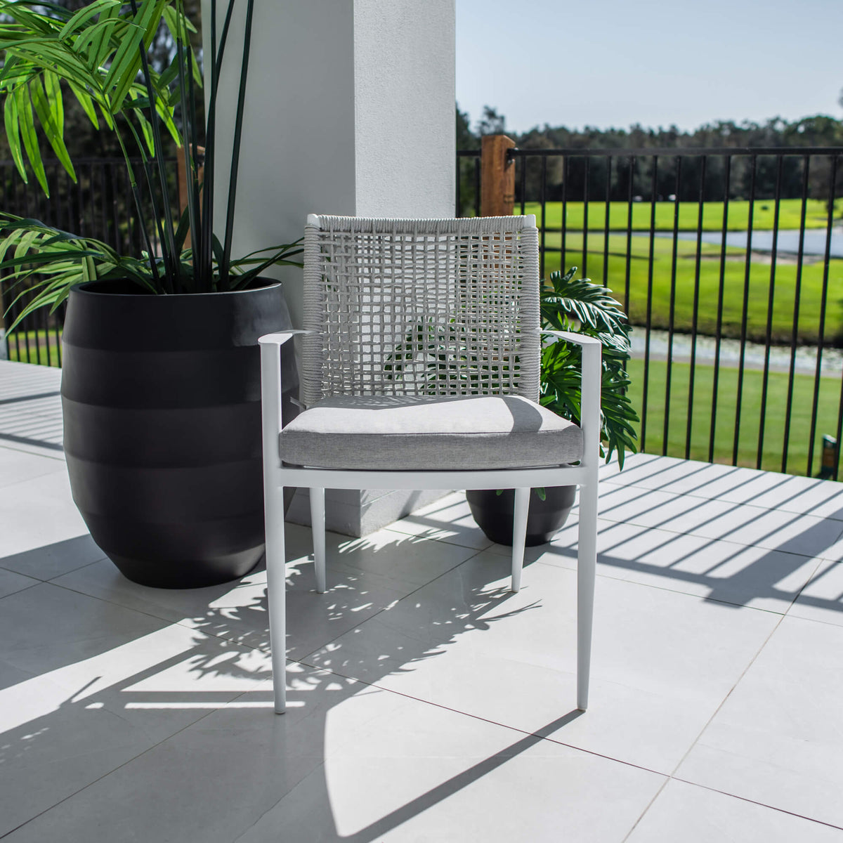 best-outdoor-furniture-Vienna Rope Chair - Outdoor Chair #color_WHITE
