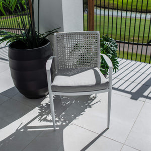 best-outdoor-furniture-Vienna Rope Chair - Outdoor Chair #color_WHITE