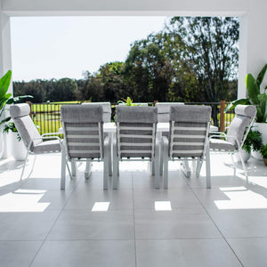 best-outdoor-furniture-Andorra Bergen - 9pce (220x100) - Outdoor Dining Set #color_WHITE