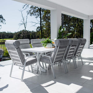 best-outdoor-furniture-Andorra Bergen - 9pce (220x100) - Outdoor Dining Set #color_WHITE