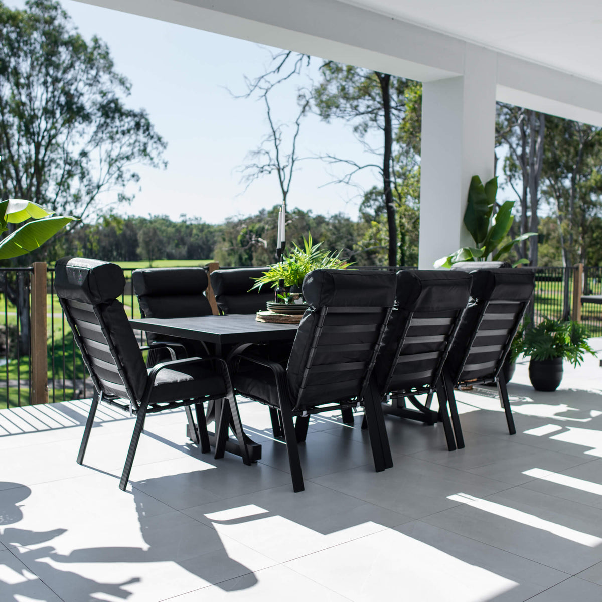 best-outdoor-furniture-Andorra Bergen - 9pce (220x100) - Outdoor Dining Set #color_BLACK