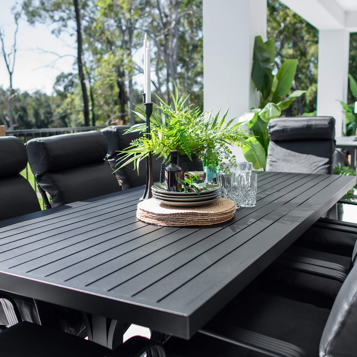 best-outdoor-furniture-Andorra Bergen - 9pce (220x100) - Outdoor Dining Set #color_BLACK