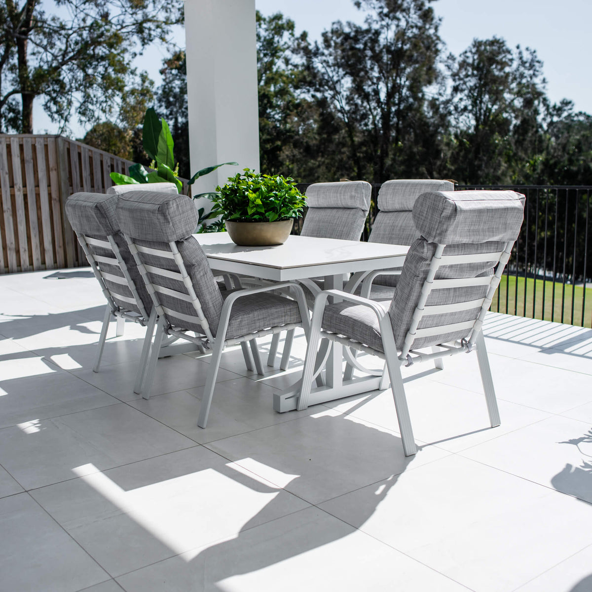 best-outdoor-furniture-Andorra Malibu - 7pce (180x100) - Outdoor Dining Set #color_WHITE