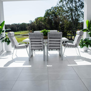 best-outdoor-furniture-Andorra Malibu - 7pce (180x100) - Outdoor Dining Set #color_WHITE