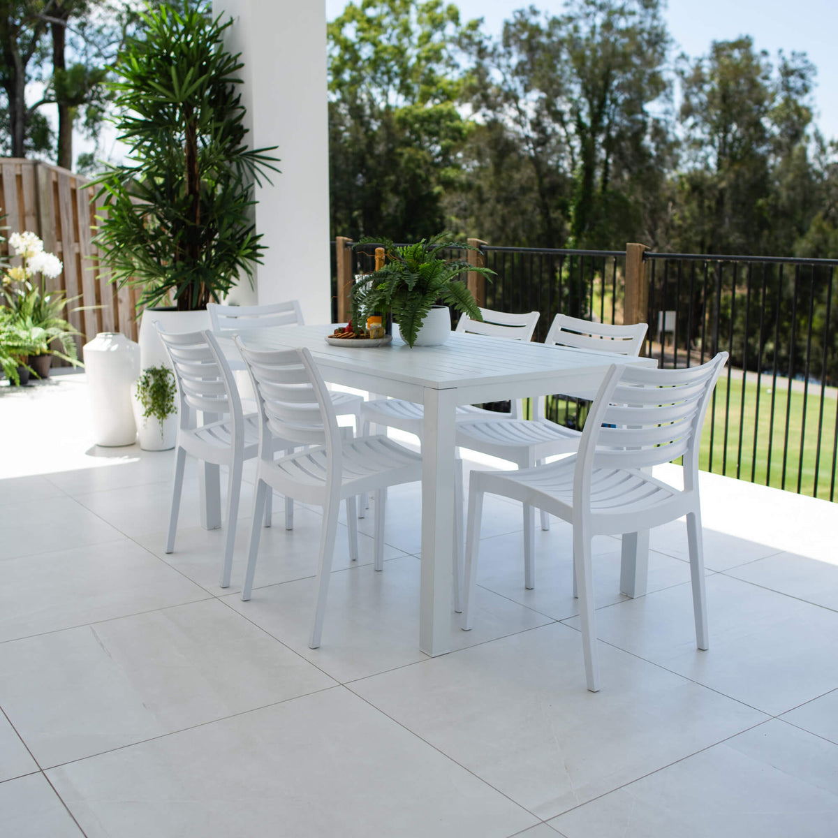 best-outdoor-furniture-Apollo Aria - 7pce (150x80) - Outdoor Dining Set #color_WHITE