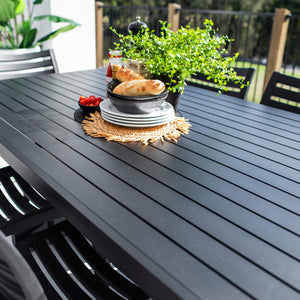 best-outdoor-furniture-Apollo Bergen - 7pce (180x100) - Outdoor Dining Set #color_BLACK