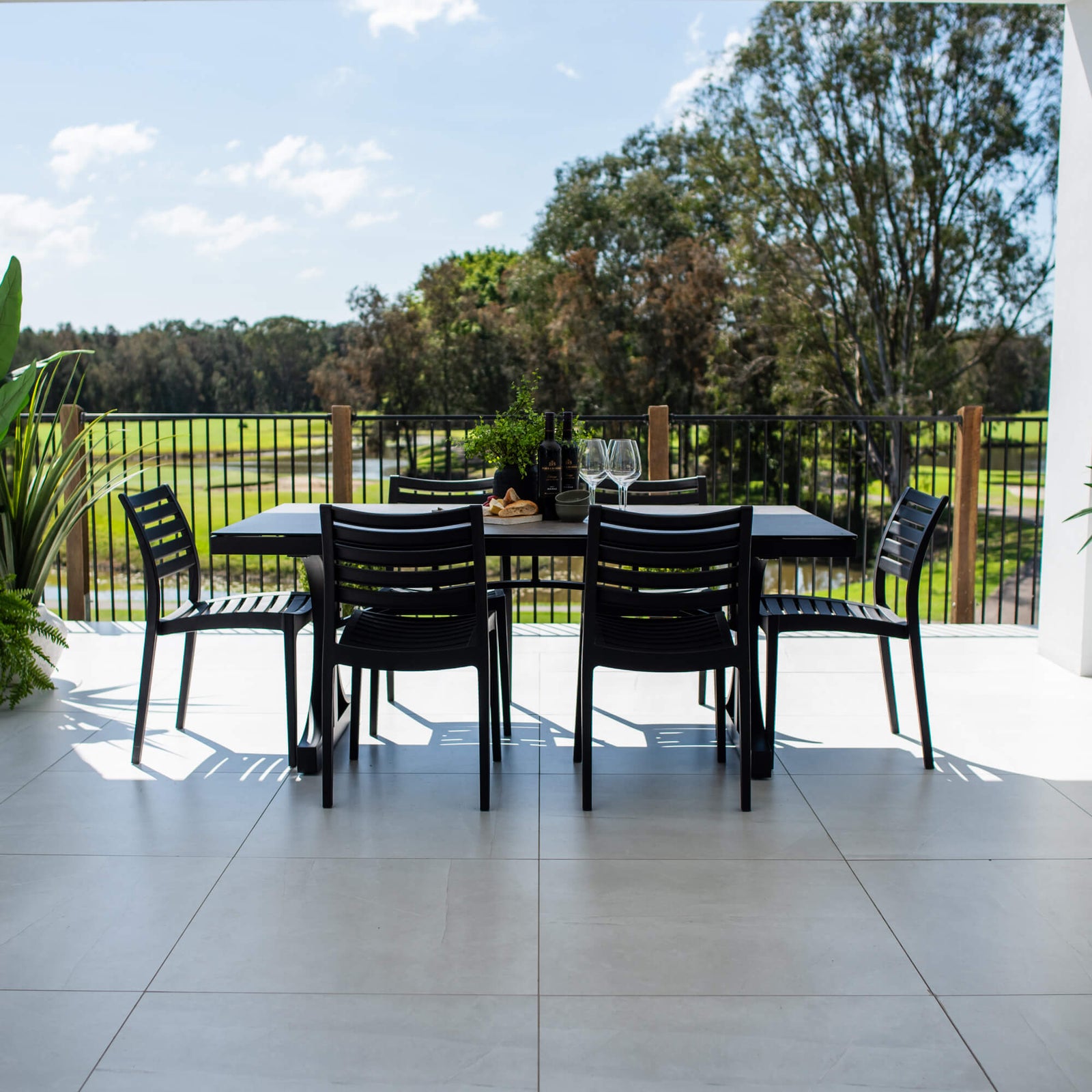 best-outdoor-furniture-Apollo Chester Moon - 7pce (180x100) - Outdoor Dining Set #color_BLACK